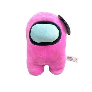 Among‎ Us Pink Crewmate 9" Toikido Video Game Stuffed Plush Toy New With Tags!